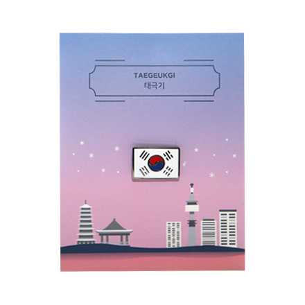 태극기 배지