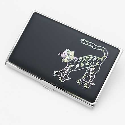 Najeon lacquer business card house (tiger)