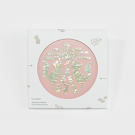 [Chil, Painting Asia] A circular coaster (phoenix)