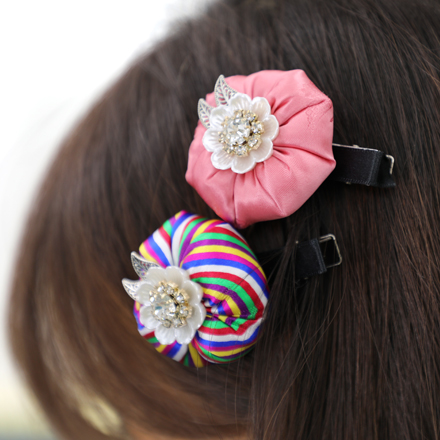 Flowered headpin (pink)