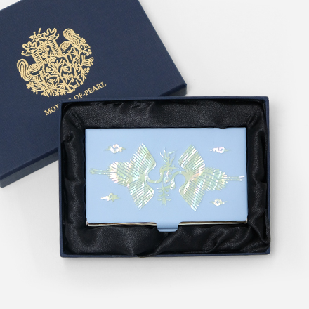 Najeon lacquer business card house (twin sky)