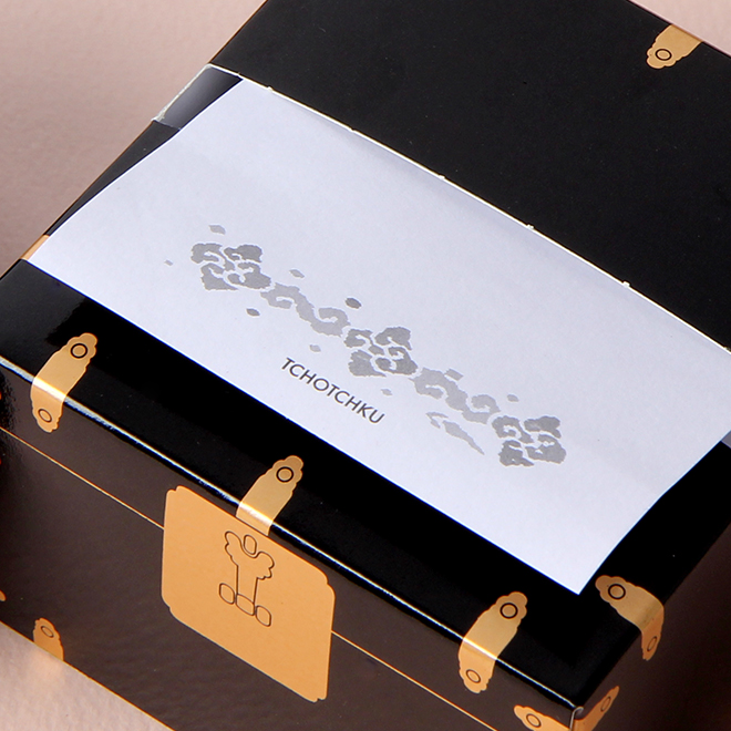 Name box adhesive memo paper