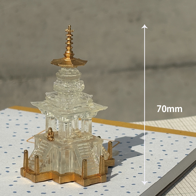 Dabotop 70 miniature Specialized product of Gyeongju National Museum