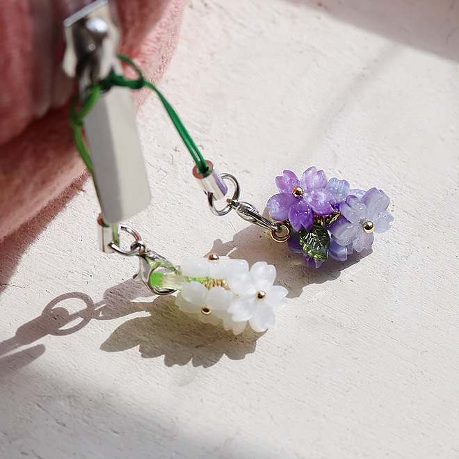 [Mana Moana] Flower Key Ring Sacred Sea Art, Oceania Exhibition