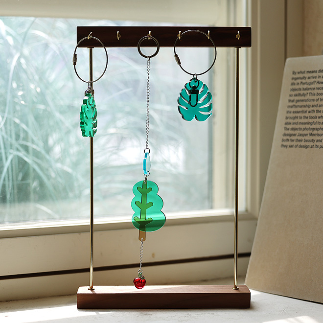 [Mana Moana] Leaf Key Ring Sacred Sea Art, Oceania Exhibition