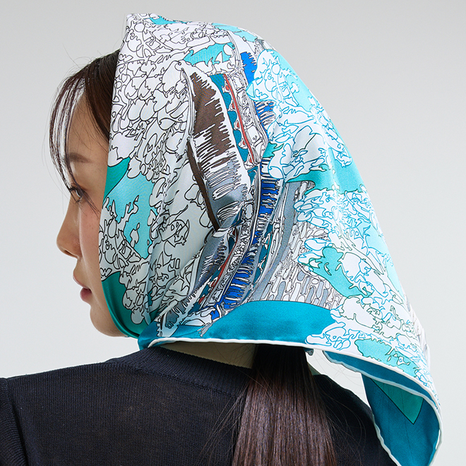 Baekak Chun Hyodo Scarf (Green)