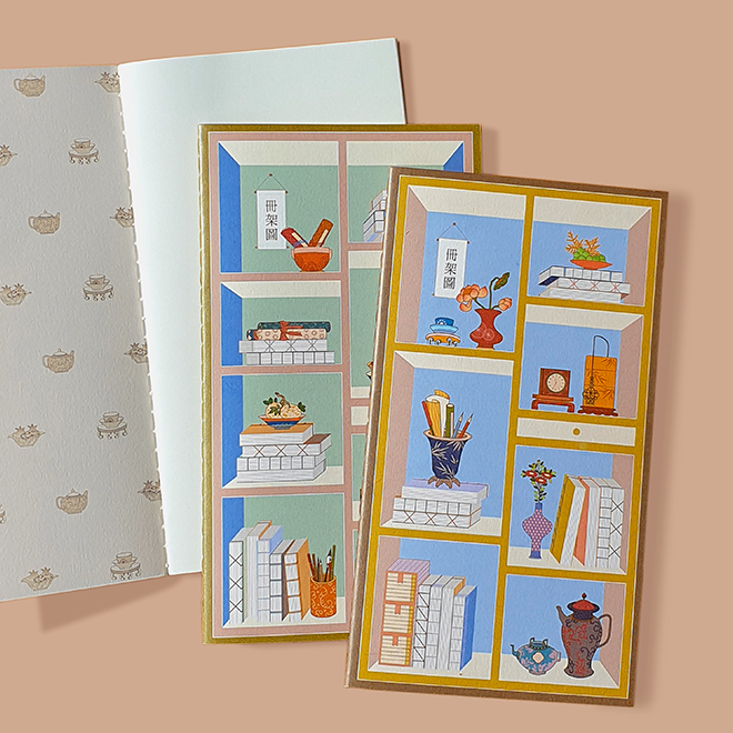 Bookshelf Mini Notebook