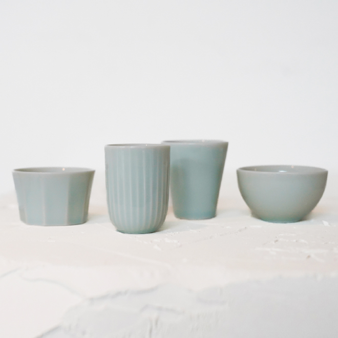 Porcelain Drinking Cup Set (4P)