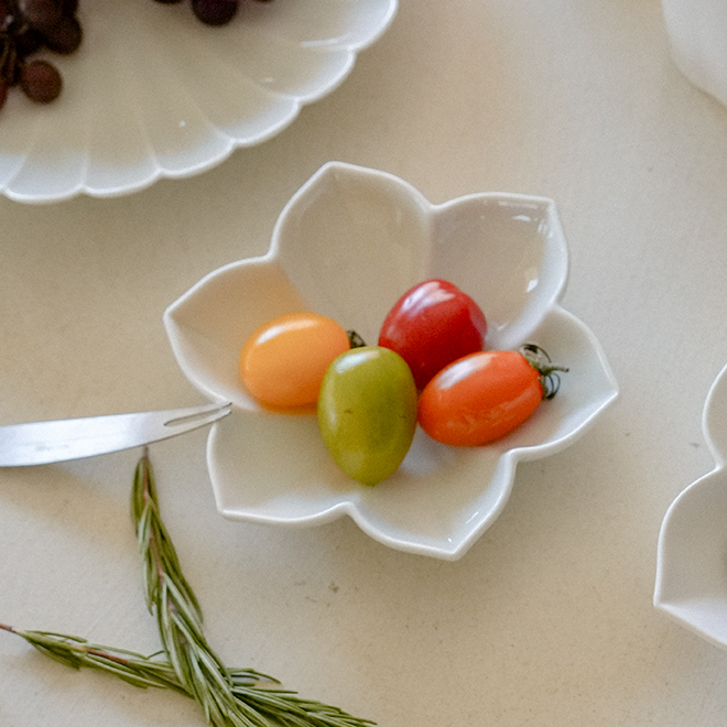 Porcelain Flower Warmer Set (3p)
