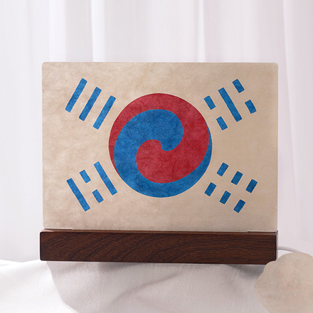 데니 태극기 한지조명