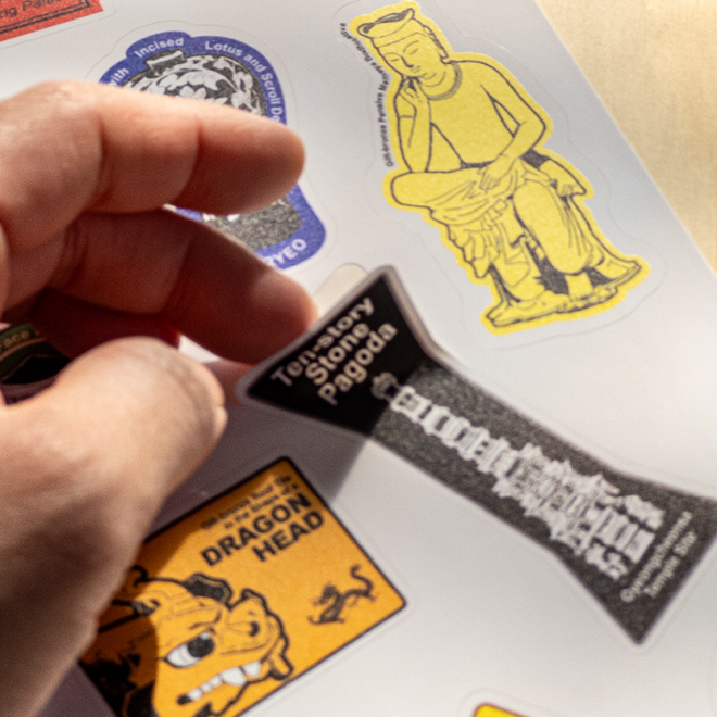 Removable Treasure Sticker (11 Types)