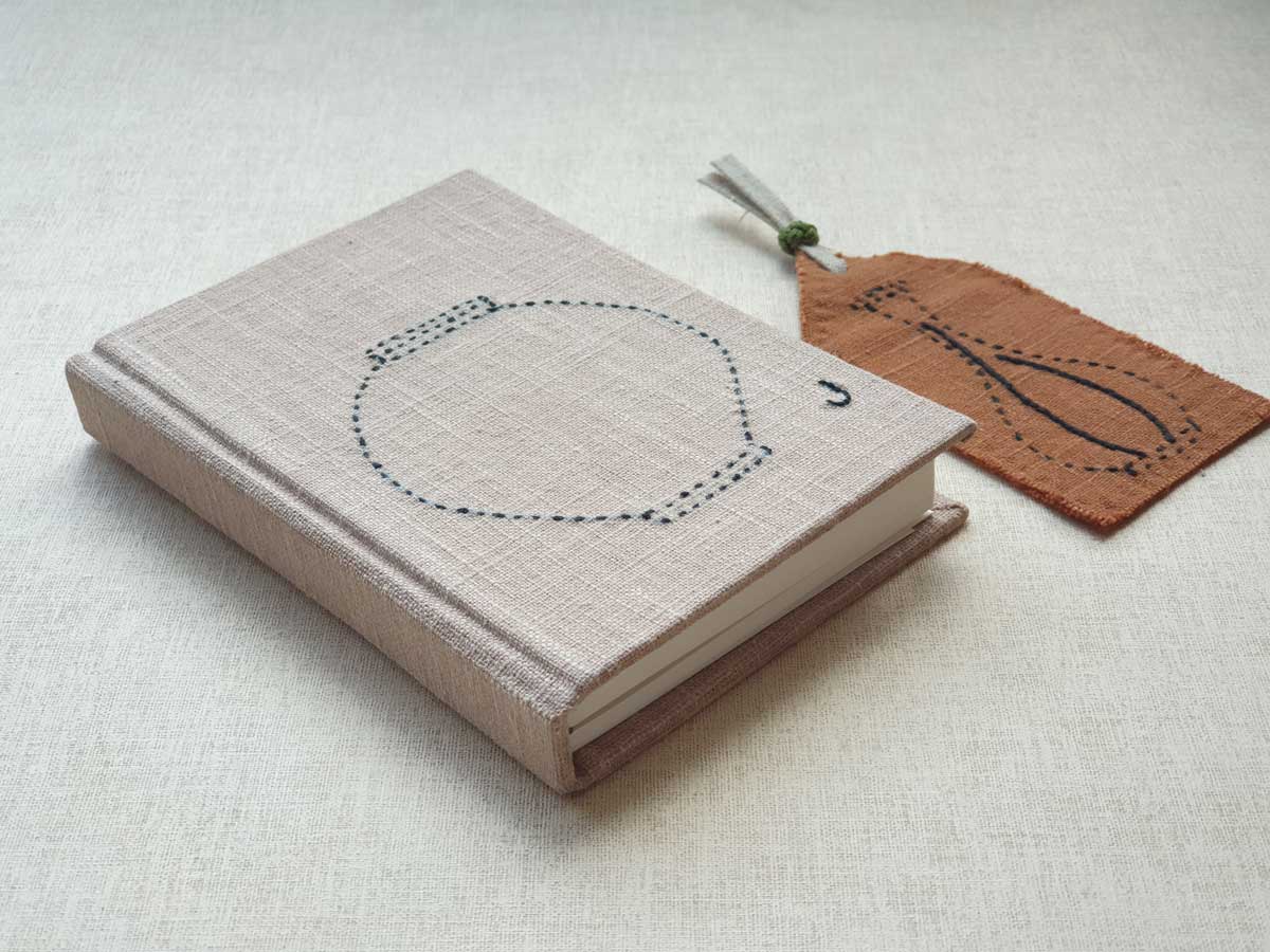 Moon Jar Handmade Notebook & Bookmark Set (Winter Edition)