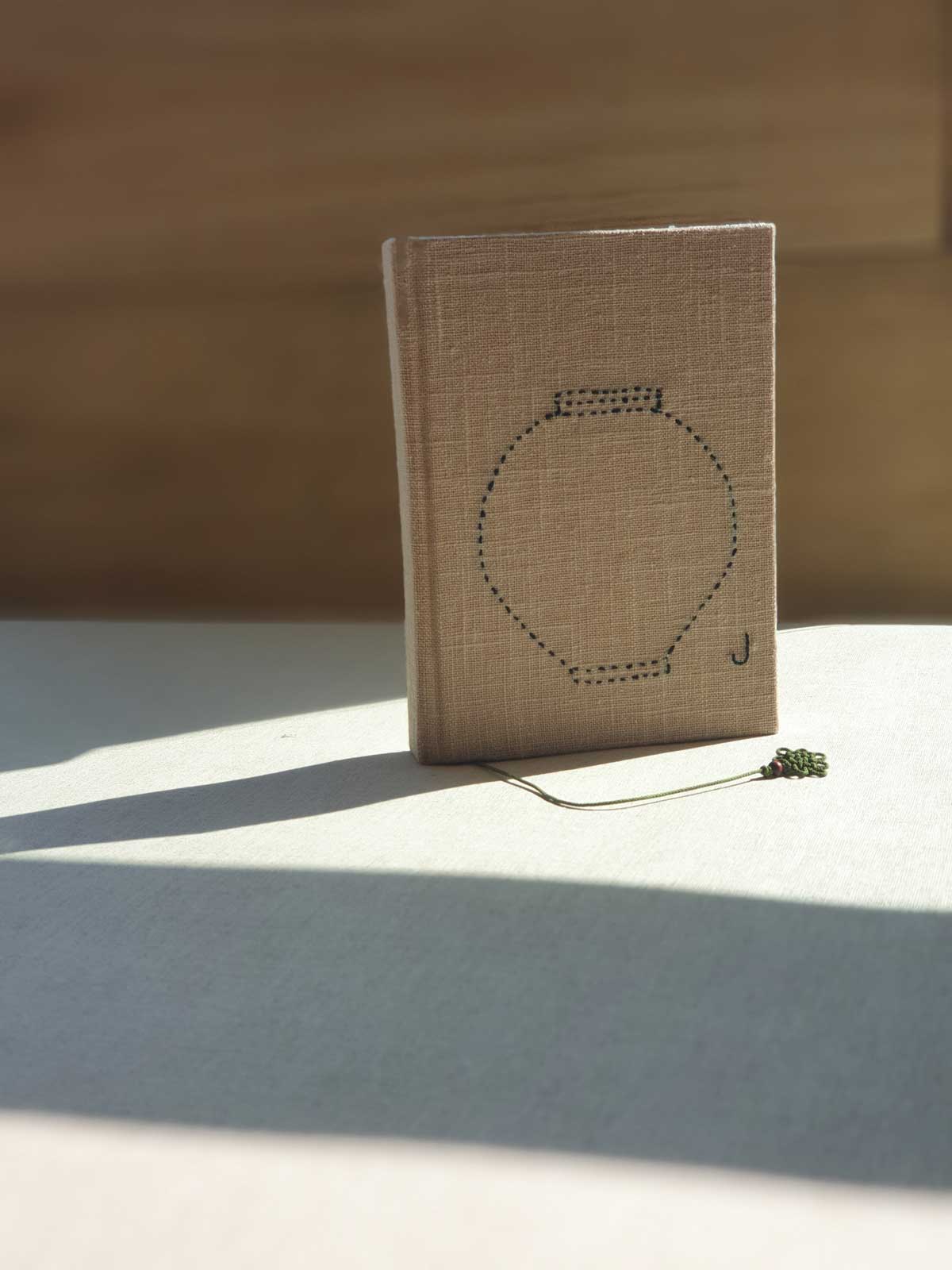 Moon Jar Handmade Notebook & Bookmark Set (Winter Edition)