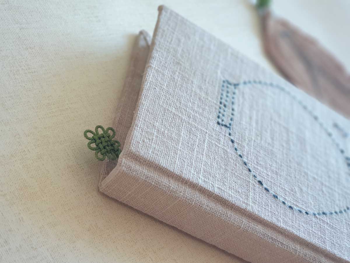 Moon Jar Handmade Notebook & Bookmark Set (Winter Edition)