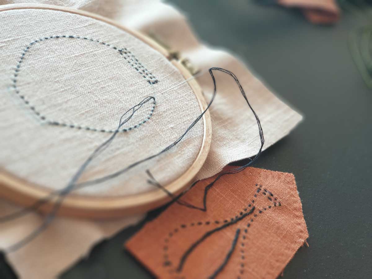Moon Jar Handmade Notebook & Bookmark Set (Winter Edition)